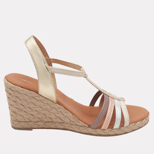 Alivia Metallic Multi Wedge