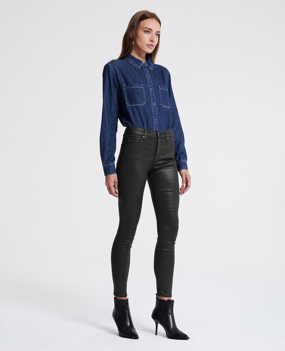 Farrah Ankle Skinny Super Black by AG Denim LSS1777