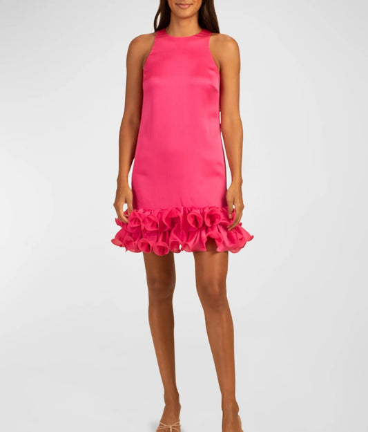 Feather Dress in Flower Child by Trina Turk